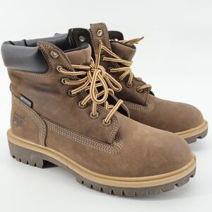 NEW Timberland Pro Boots Womens A224H Brown Direct Attach Waterproof Work Boot 7